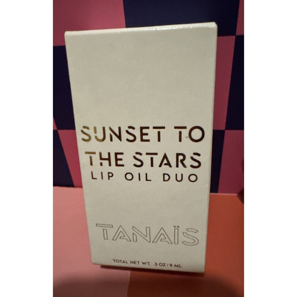 NIB Tanais lip oil duo sunset to the stars